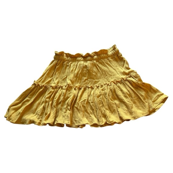 Yellow Ruffled Skirt - Picture 2 of 3